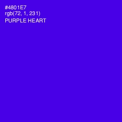 #4801E7 - Purple Heart Color Image