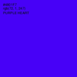 #4801F7 - Purple Heart Color Image