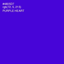 #4805D7 - Purple Heart Color Image