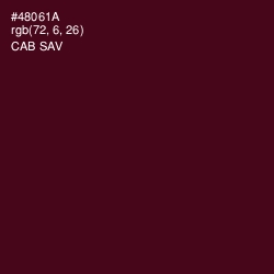 #48061A - Cab Sav Color Image