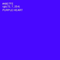 #4807FE - Purple Heart Color Image