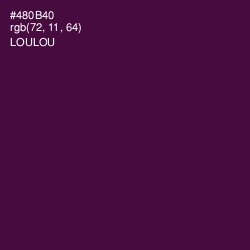 #480B40 - Loulou Color Image