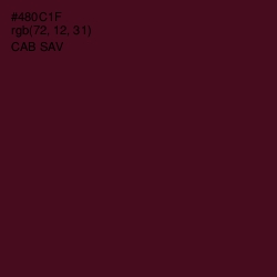 #480C1F - Cab Sav Color Image