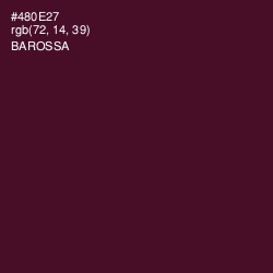 #480E27 - Barossa Color Image