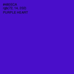 #480ECA - Purple Heart Color Image