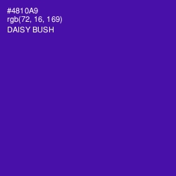 #4810A9 - Daisy Bush Color Image