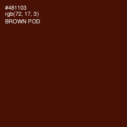 #481103 - Brown Pod Color Image