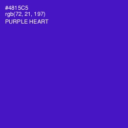 #4815C5 - Purple Heart Color Image