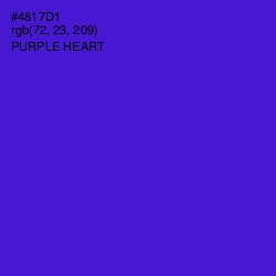 #4817D1 - Purple Heart Color Image