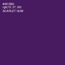 #481B60 - Scarlet Gum Color Image