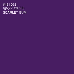 #481D62 - Scarlet Gum Color Image