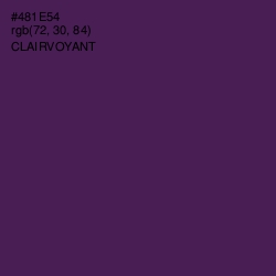 #481E54 - Clairvoyant Color Image