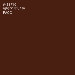#481F10 - Paco Color Image