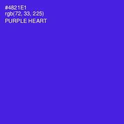 #4821E1 - Purple Heart Color Image