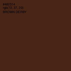 #482514 - Brown Derby Color Image