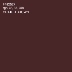 #482527 - Crater Brown Color Image