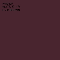 #48252F - Livid Brown Color Image