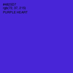 #4825D7 - Purple Heart Color Image