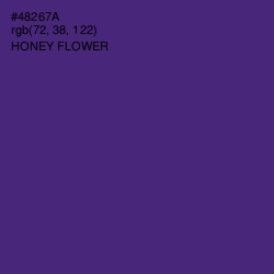 #48267A - Honey Flower Color Image