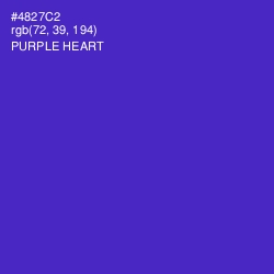 #4827C2 - Purple Heart Color Image