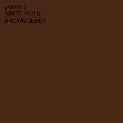 #482815 - Brown Derby Color Image