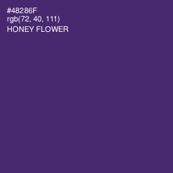 #48286F - Honey Flower Color Image