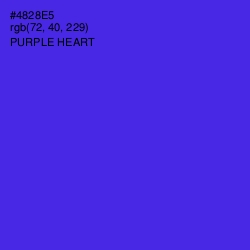 #4828E5 - Purple Heart Color Image