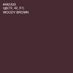 #482A33 - Woody Brown Color Image