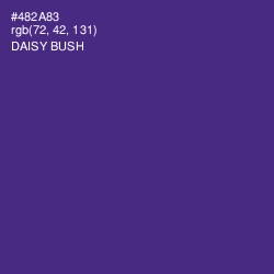 #482A83 - Daisy Bush Color Image