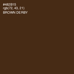 #482B15 - Brown Derby Color Image