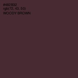 #482B32 - Woody Brown Color Image