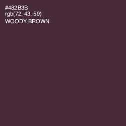 #482B3B - Woody Brown Color Image