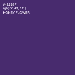 #482B6F - Honey Flower Color Image