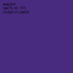 #482B7F - Honey Flower Color Image