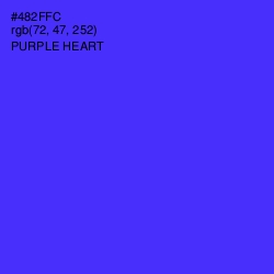 #482FFC - Purple Heart Color Image