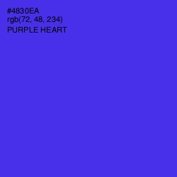 #4830EA - Purple Heart Color Image