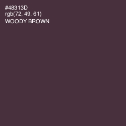 #48313D - Woody Brown Color Image