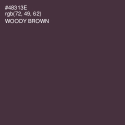 #48313E - Woody Brown Color Image