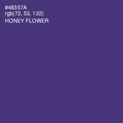 #48357A - Honey Flower Color Image