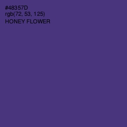 #48357D - Honey Flower Color Image