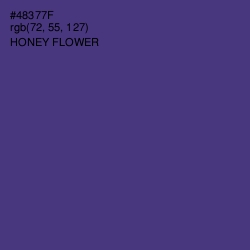 #48377F - Honey Flower Color Image