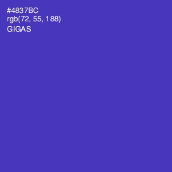 #4837BC - Gigas Color Image