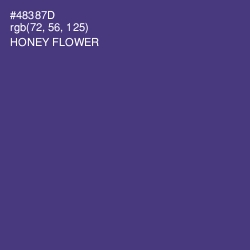 #48387D - Honey Flower Color Image