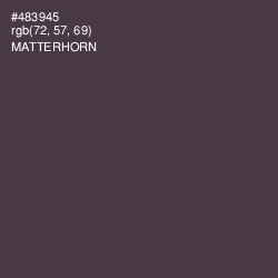#483945 - Matterhorn Color Image