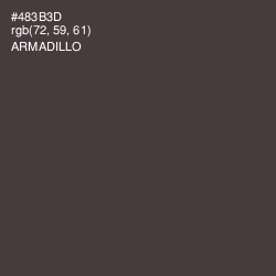 #483B3D - Armadillo Color Image