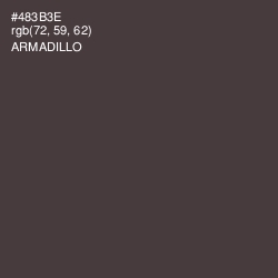 #483B3E - Armadillo Color Image