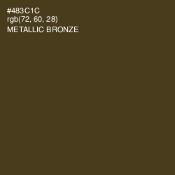 #483C1C - Metallic Bronze Color Image