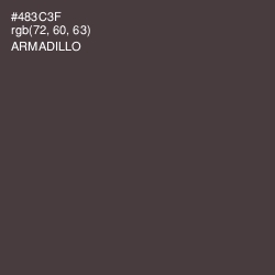 #483C3F - Armadillo Color Image