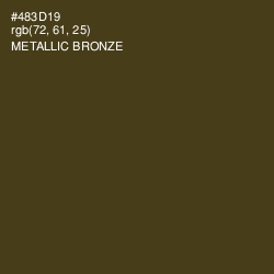 #483D19 - Metallic Bronze Color Image