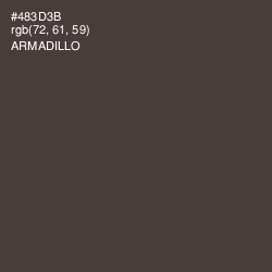 #483D3B - Armadillo Color Image